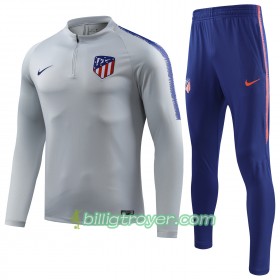Atlético Madrid Trenings Collegegenser Set Grå Hvit 2018/19